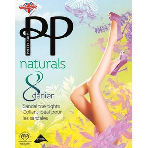 Pretty Polly Kousenvoetjes - Unisex Kousenvoetje - Footsies - Super Laag - Shea Butter - 8 Den. - 35.5/38 - Barely There (Beige)