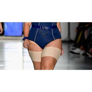 Pretty Polly Anti Schuur Banden - Curves - Anti Shafing Bands - Grote Maten - Plus Size - Maatje Meer - 1XL - Nude