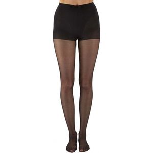 Pretty Polly Panty - Naad - Animal Pattern Backseam - one size - 36/42 - Zwart