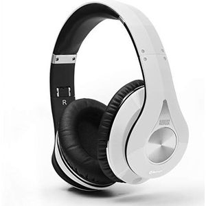 August Over Ear Bluetooth Hoofdtelefoon EP640 - Geniet van geluid vanaf uw mobiel of tablet zonder draden [wit]