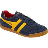Gola - Harrier Suede - Sneakers - Blauw/Oranje - 100% Leer