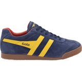Gola - Harrier Suede - Sneakers - Blauw/Oranje - 100% Leer