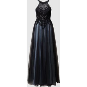 Regular fit avondjurk met kant