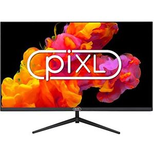 piXL CM32F4 32 inch frameloze monitor, breedbeeld IPS LCD-paneel, Full HD 1920x1080, 4ms responstijd, 60Hz vernieuwen, Display Port/HDMI, 16,7 miljoen kleuren ondersteuning, VESA wandsteun, zwarte afwerking