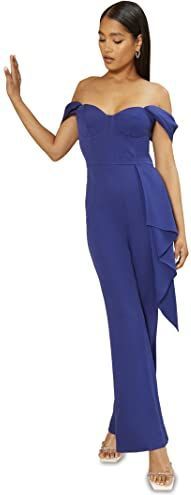 Chi Chi London Jumpsuit  royal blue/koningsblauw