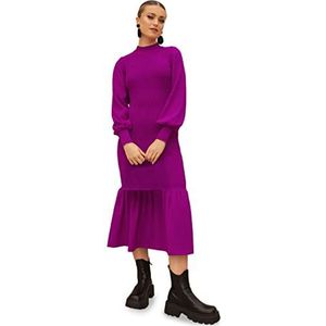 Chi Chi London Damesjurk met lange mouwen in roze speciale gelegenheid, roze, 34