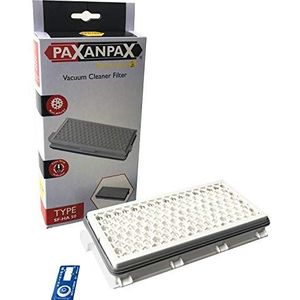 Paxanpax PFC1060 anti-allergeen stofzuigerfilter met timestrip-indicator voor Miele SF-HA50 9616280, S4000, S5000, S6000, S8000, wit
