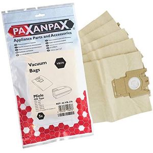 Paxanpax VB376 compatibele papieren zakken Miele 'GN' Type (Pack van 5)