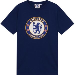 Chelsea - Logo T-shirt - Blauw - Hoogwaardig Materiaal