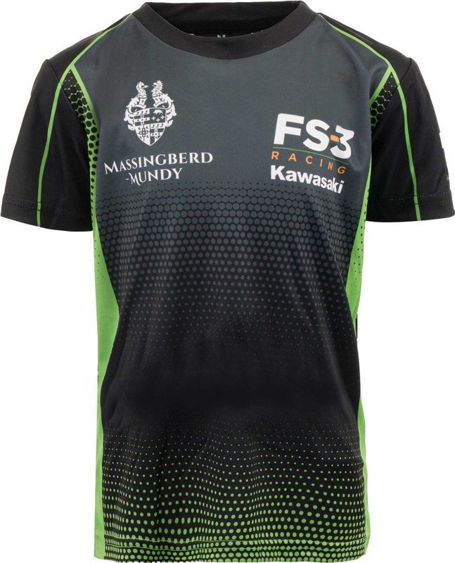 Kawasaki - Kinder T-shirt - 164-170 - Sneldrogend - Katoen