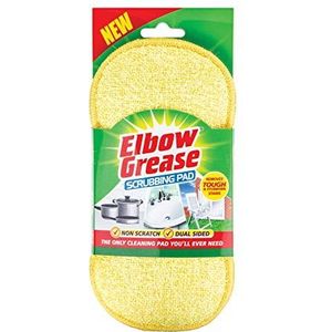 Elbow Grease Scrubben Pad Dubbelzijdige Spons Wasbaar Herbruikbare Niet-kras