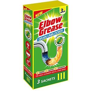 Elbow Grease Drain Unblocker - Ontstopper poeder (3 x 40 gram)