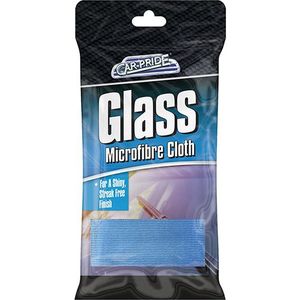 Car Pride - Microvezel Glasdoek - Blauw - 1 stuk