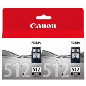 Canon PG-512 Twin Pack - inktcartridges (zwart, standaard, PIXMA MP495/MP499, Japan, blister)