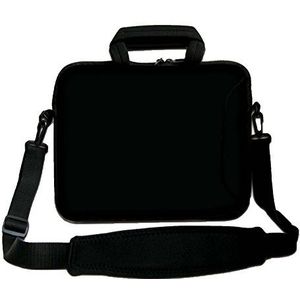 Ektor Sleeve/beschermhoes, met draaggreep en schouderriem, voor laptops van 10-17,6 inch (25,4-44,7 cm) Ook verkrijgbaar in andere designs en maten (deel 1 van 2) zwart zwart 270 x 370 mm