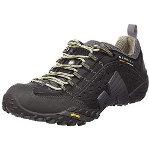 Merrell Heren Intercept Trekking Shoes, Smooth Black, 44.5 EU
