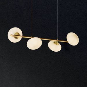 Searchlight Pebble Hanglamp 4-lichts - Goud