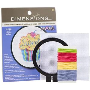 DIMENSIONS Kruissteek telpatroonset, kleine taart