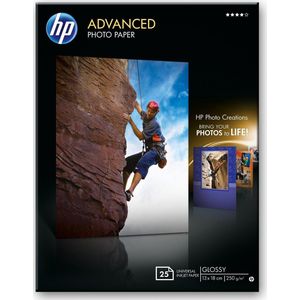 HP Q8696A Fotopapier - 13x18cm / 250g/m / 25 vellen