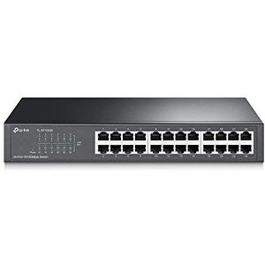 TP-Link TL-SF1024D Unmanaged Fast Ethernet (10/100) 1U Zwart