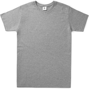 B&C Exact 150 Heren T-Shirt - Sportsgrey - Extra Small - Korte Mouwen