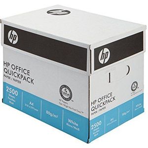 Hewlett Packard kantoorpapier A4 80 g/m² niet geraamd 1 doos met 2500 vellen wit