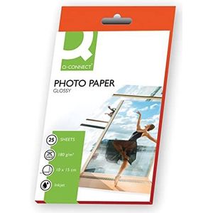 Q-Connect 10x15cm Gloss Fotopapier 180gsm (Pack van 25)