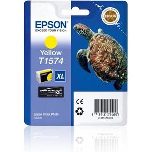 Epson Turtle T1574 inktcartridge 1 stuk(s) Origineel Hoog (XL) rendement Geel