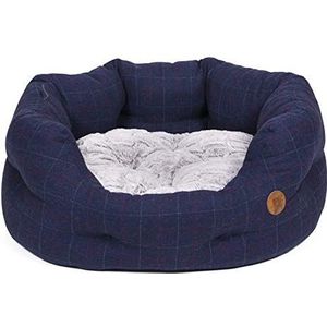 Petface Midnight Tweed Hondenbed, ovaal, maat S