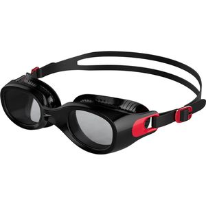 Speedo futura classic zwembril in de kleur rood.