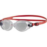 Speedo Unisex bril Futura Classic voor kinderen One Size Rood (Lava Red/Clear)