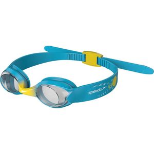 Speedo Unisex-Jeugd Illusie Goggle Zwemmen, Turkoois/Geel/Helder, One Size