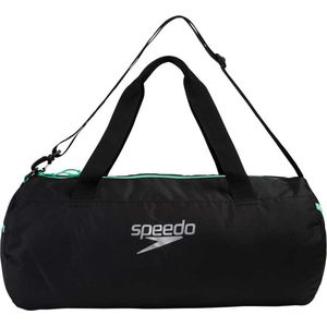 Speedo Strandtas voor zwembad en strand, gevoerde handgreep, kleur zwart groen, Eén maat