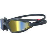 Speedo Hydropulse Mirror Marine/Grijs Unisex Zwembril - Maat One Size