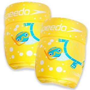 Speedo Uniseks oprolbare zwembandjes voor kinderen, empire-geel/turquoise/marineblauw, 2-12 jaar