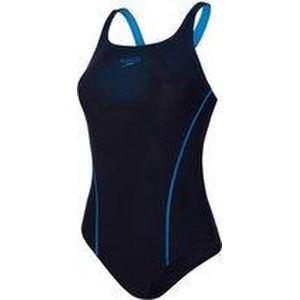 Speedo - Medalist - Badpak - Zwart/Blauw - Endurance10 Materiaal