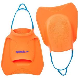 speedo biofuse fitness zwemvliezen oranje blauw
