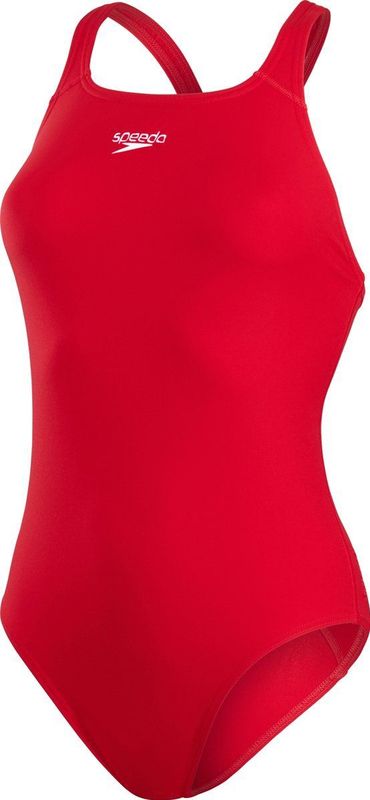 Speedo Eco Endurance+ Medalist Badpak voor dames, Rood, 36