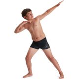 Speedo - Medley Logo - Sportzwembroek - Zwart/Grijs - EnduraFlex Stof, Intern Trekkoord