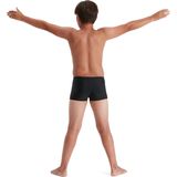 Speedo - Medley Logo - Sportzwembroek - Zwart/Grijs - EnduraFlex Stof, Intern Trekkoord