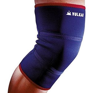 Vulkan kniebrace, 5 mm, neopreen, X-Small, marineblauw/rood