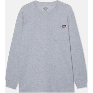 Dickies - Heavyweight LS Pocket Tee - Longsleeve T-shirt - Heather Grey