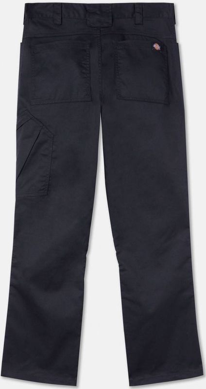 Cargobroek - Regular Fit - Zwart - Stretch - Knie Versterking