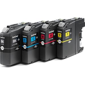 Brother LC-121VALBP - Inktcartridge / Cyaan / Geel / Magenta / Zwart