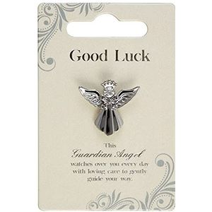 Guardian Angel - Broche - Zilver - Geluksbrenger - Cadeau-idee