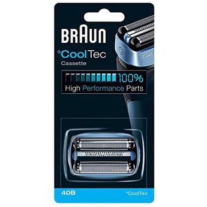 Braun CoolTec vervangende scheerkop 40B blauw