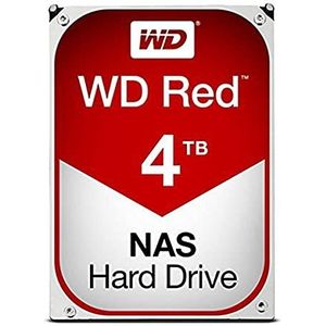 WD - Red - Interne Harde Schijf - 4TB - 8,9 cm (3,5 inch) - 5400rpm - 64MB Cache - SATA
