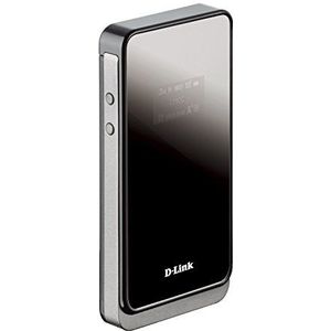 D-Link DWR-730 Mobiele 3G hotspot zwart, tot 21.6 Mbps download, microSD kaartslot