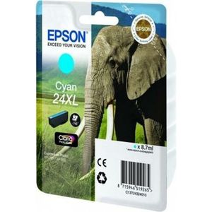 24XL inktcartridge cyaan high capacity 8.7ml 740 pagina's 1-pack blister zonder alarm