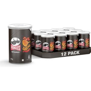 Pringles Chips Hot & Spicy 12 x 70 gr